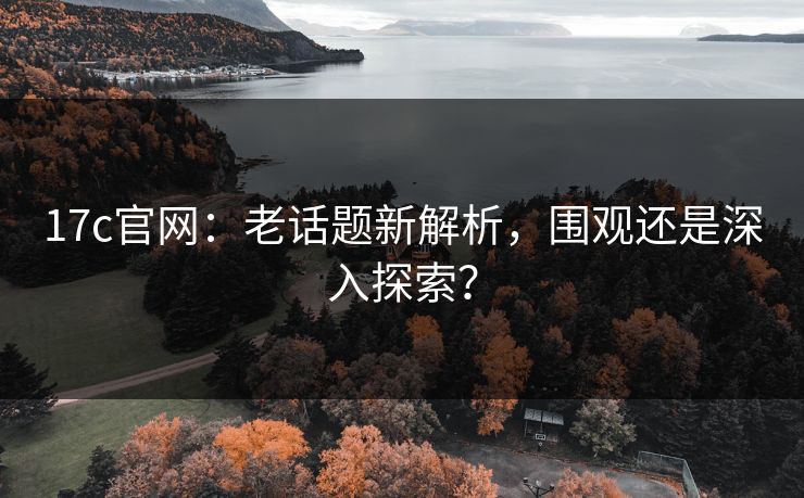 17c官网：老话题新解析，围观还是深入探索？